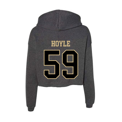 Wake Forest - NCAA Football : Brandon Hoyle - Women's Crop Fleece Hoodie-1