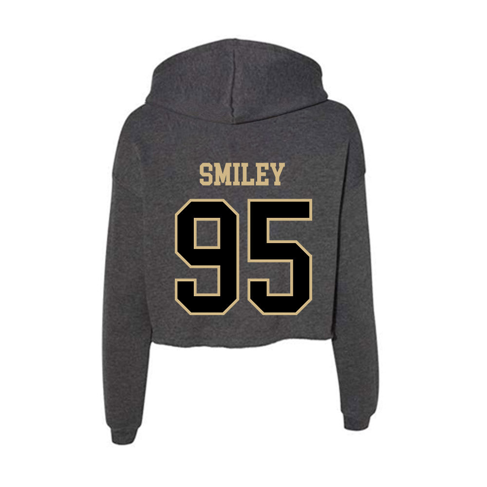 Wake Forest - NCAA Football : Brandon Smiley - Women's Crop Fleece Hoodie-1