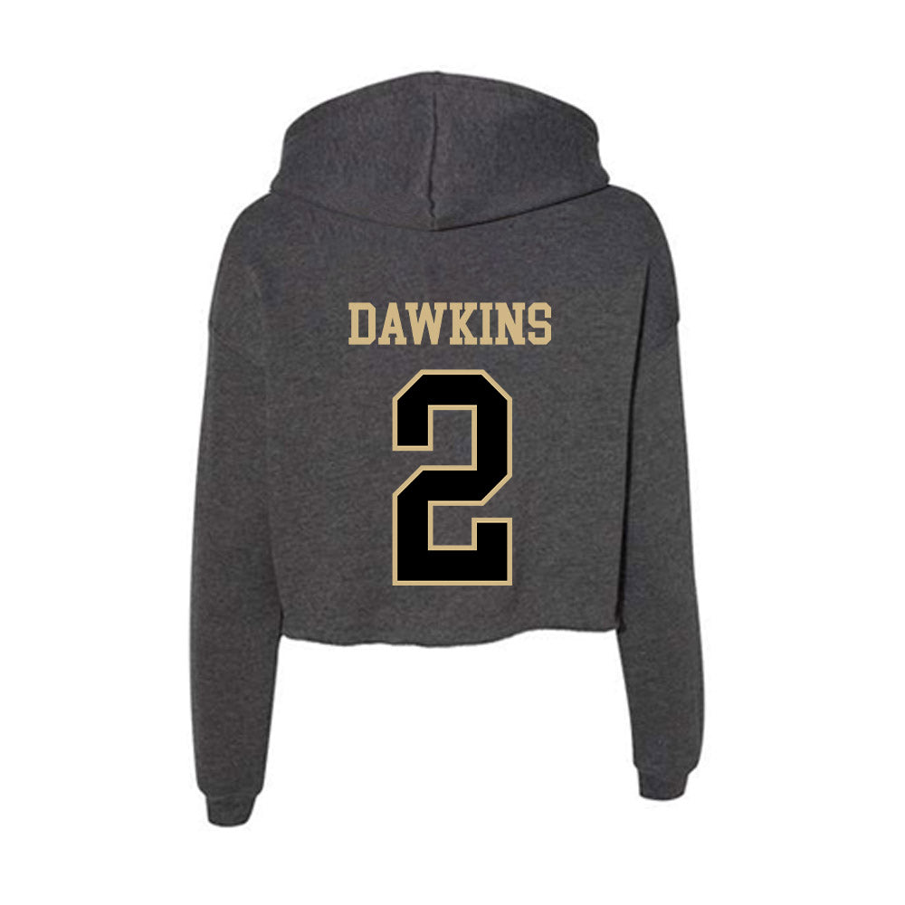Wake Forest - NCAA Women's Soccer : Amaya Dawkins - Women's Crop Fleece Hoodie-1