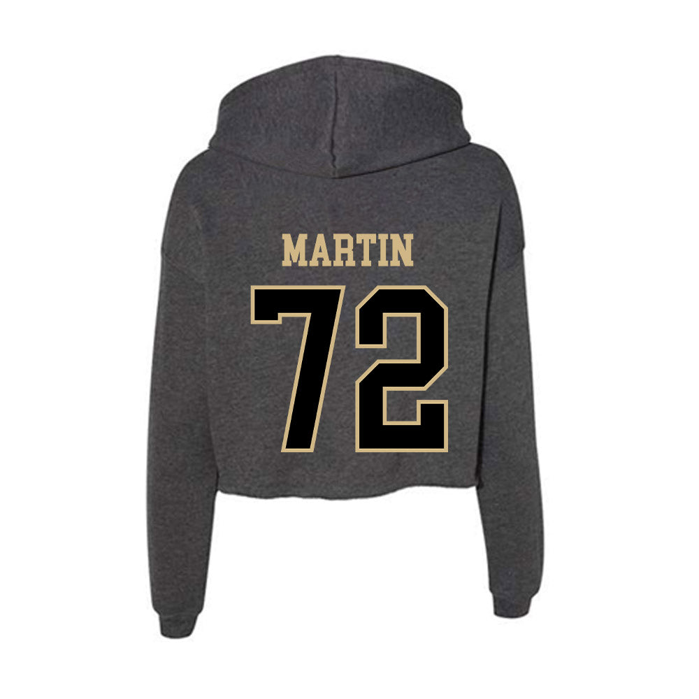Wake Forest - NCAA Football : Aidan Martin - Women's Crop Fleece Hoodie-1