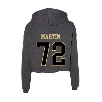 Wake Forest - NCAA Football : Aidan Martin - Women's Crop Fleece Hoodie-1