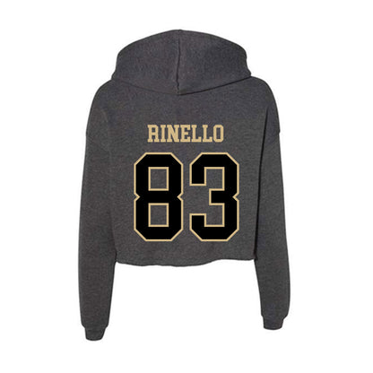 Wake Forest - NCAA Football : Austin Rinello - Women's Crop Fleece Hoodie-1