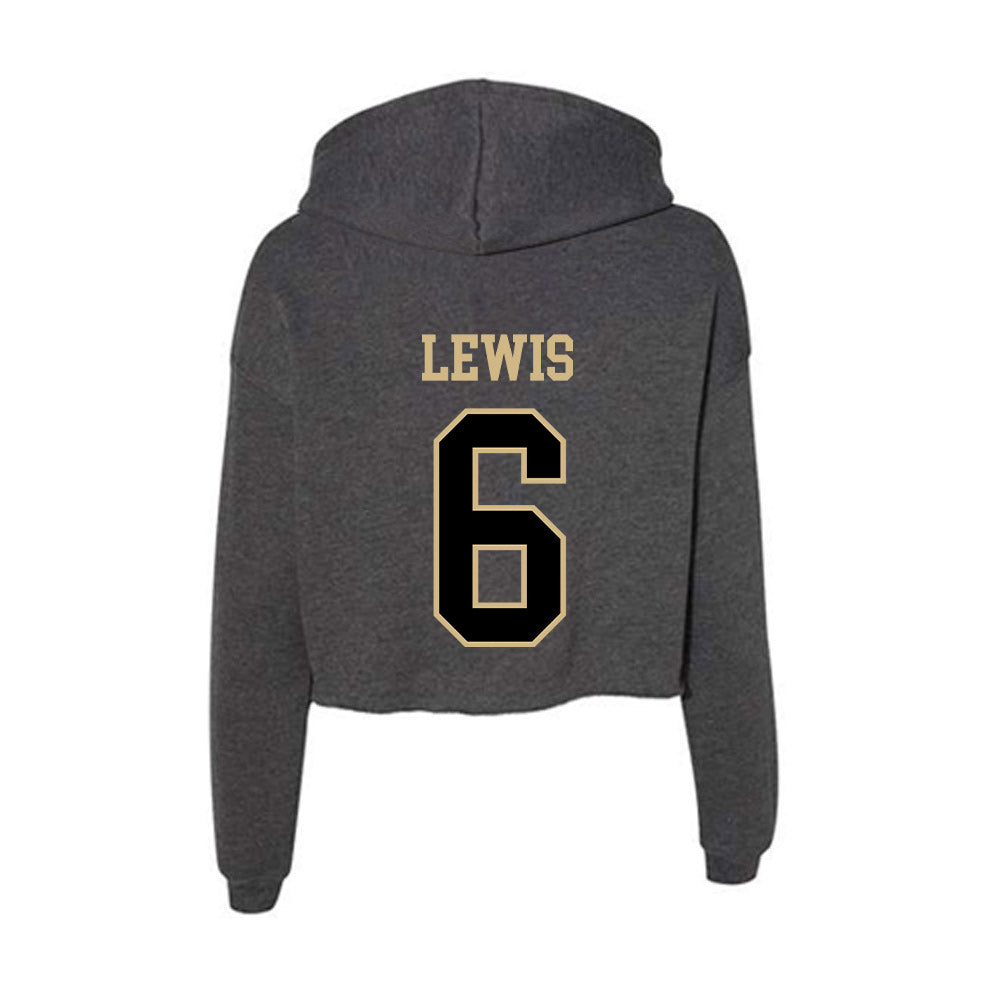 Wake Forest - NCAA Baseball : Kade Lewis - Women's Crop Fleece Hoodie-1