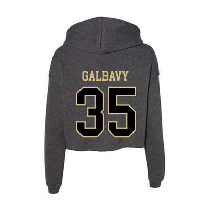 Wake Forest - NCAA Women's Basketball : Grace Galbavy - Women's Crop Fleece Hoodie-1