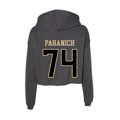 Wake Forest - NCAA Football : Nathan Pahanich - Women's Crop Fleece Hoodie-1
