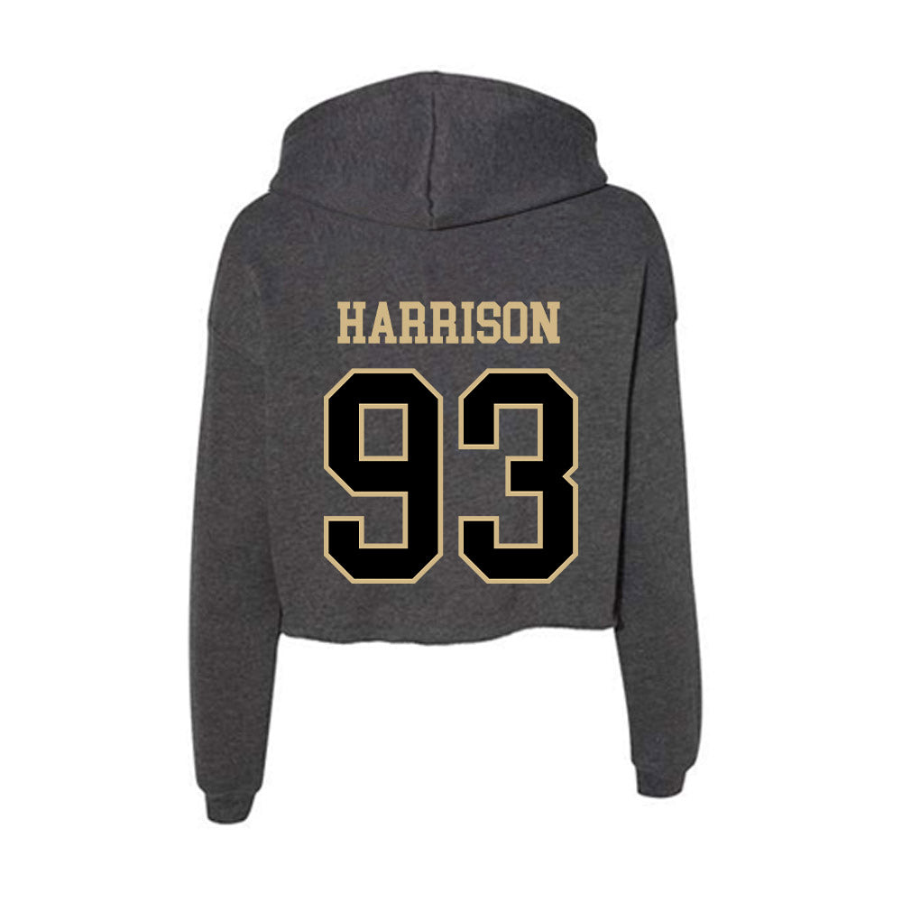 Wake Forest - NCAA Football : Josh Harrison - Women's Crop Fleece Hoodie-1