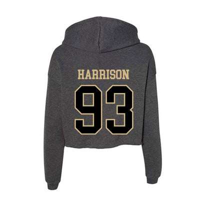 Wake Forest - NCAA Football : Josh Harrison - Women's Crop Fleece Hoodie-1