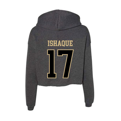 Wake Forest - NCAA Women's Soccer : Zaiba Ishaque - Women's Crop Fleece Hoodie-1