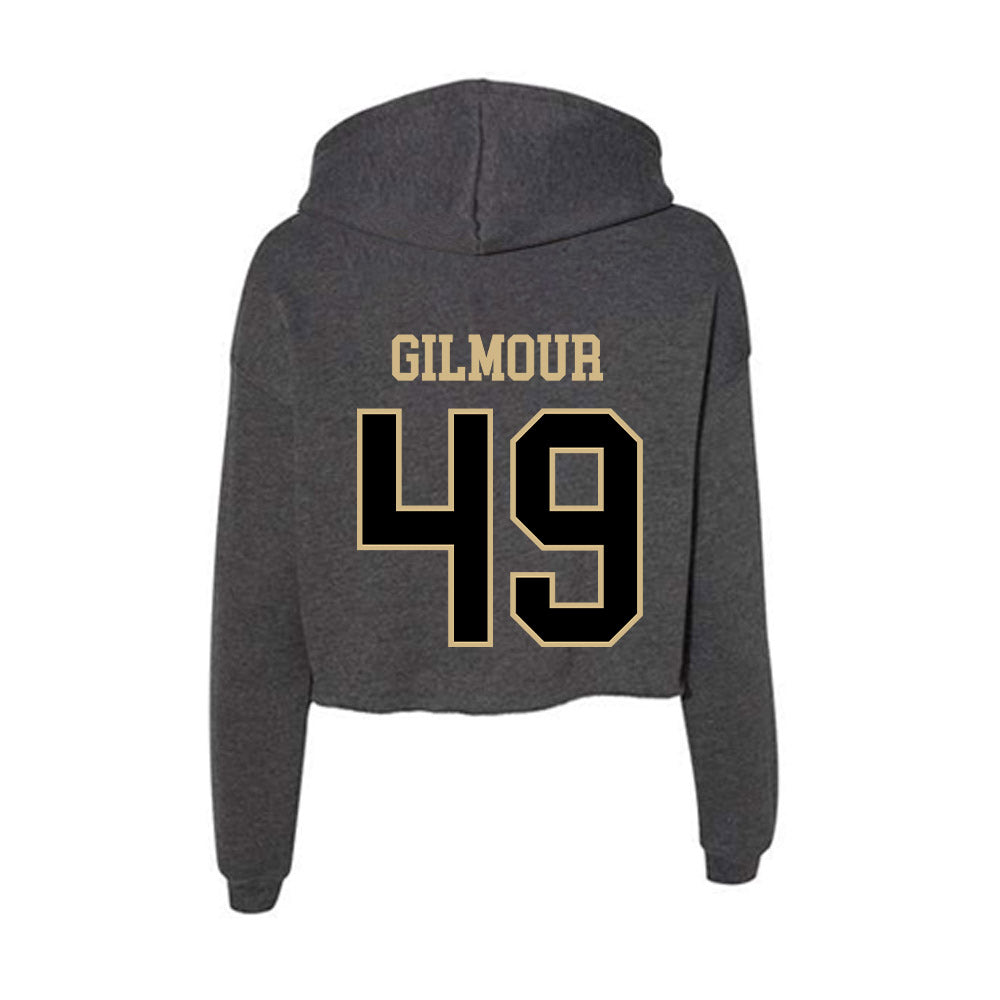 Wake Forest - NCAA Football : Eli Gilmour - Women's Crop Fleece Hoodie-1