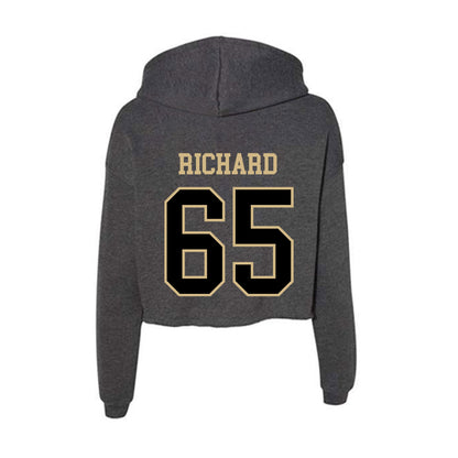 Wake Forest - NCAA Football : Clinton Richard - Women's Crop Fleece Hoodie-1
