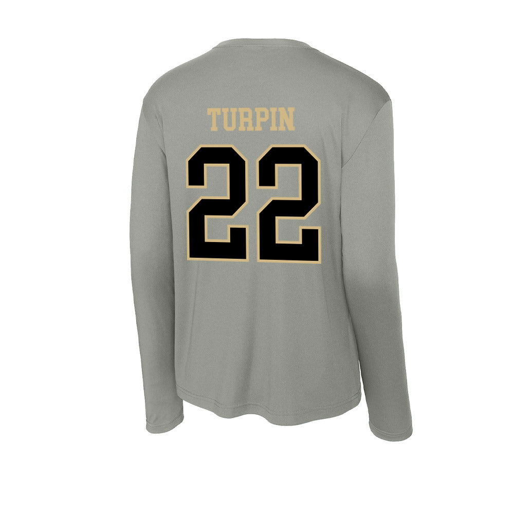 Wake Forest - NCAA Football : Myles Turpin - Activewear Long Sleeve T-Shirt-1