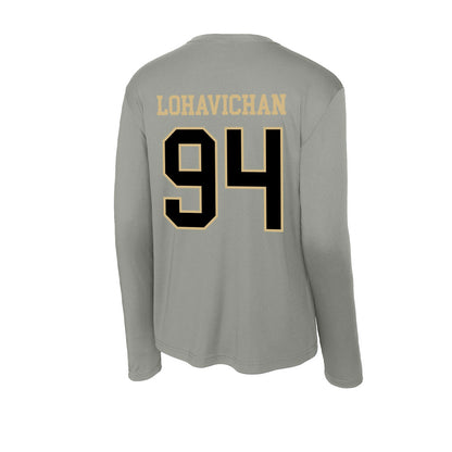 Wake Forest - NCAA Football : Zach Lohavichan - Activewear Long Sleeve T-Shirt-1
