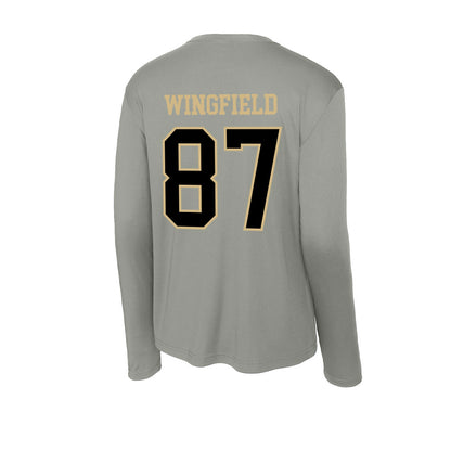 Wake Forest - NCAA Football : Charlie Wingfield - Activewear Long Sleeve T-Shirt-1