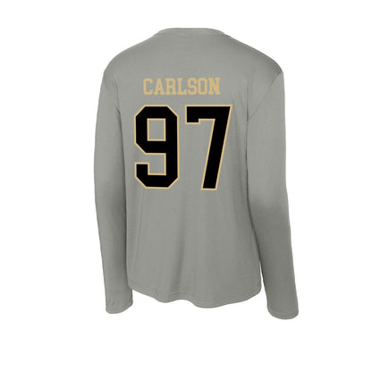 Wake Forest - NCAA Football : Caleb Carlson - Activewear Long Sleeve T-Shirt-1