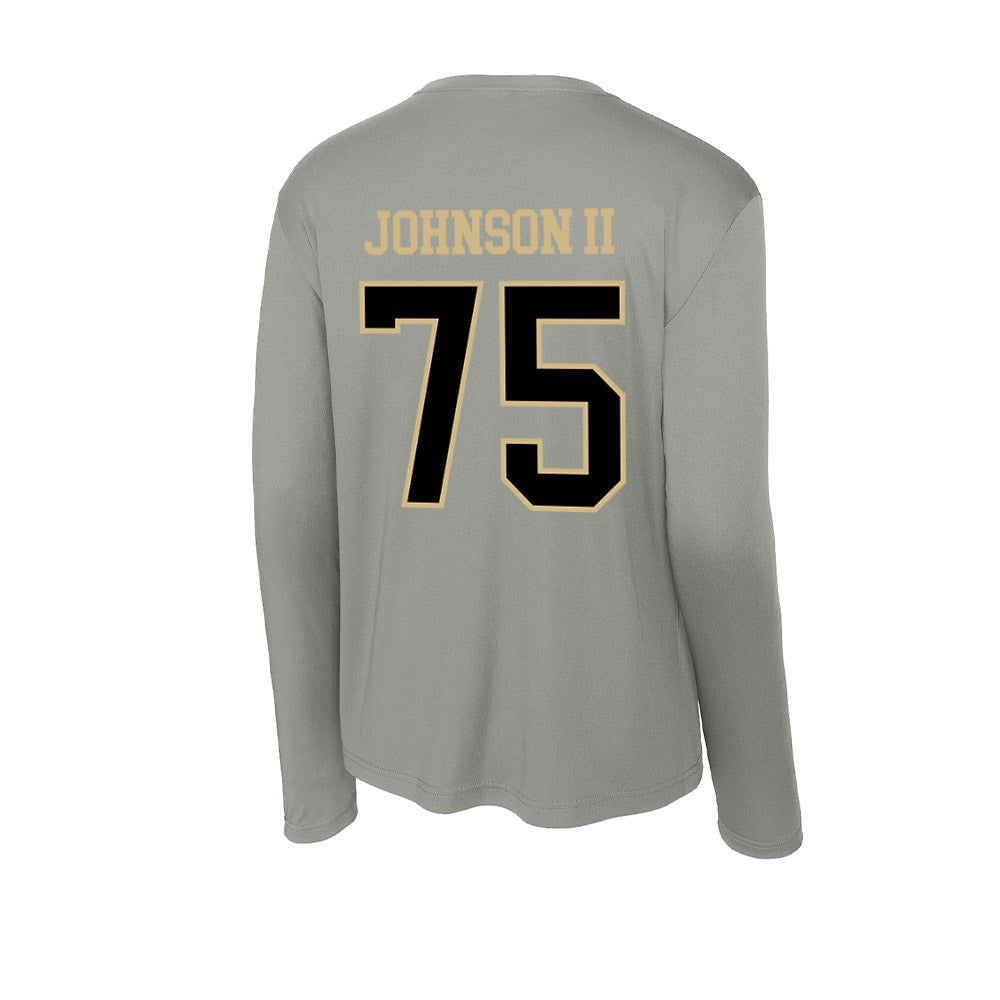 Wake Forest - NCAA Football : Derrell Johnson II - Activewear Long Sleeve T-Shirt-1