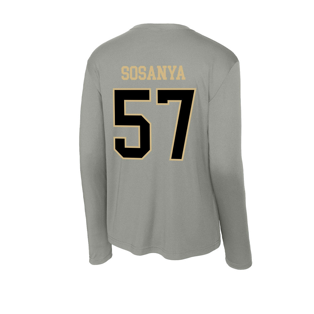 Wake Forest - NCAA Football : Joshua Sosanya - Activewear Long Sleeve T-Shirt-1
