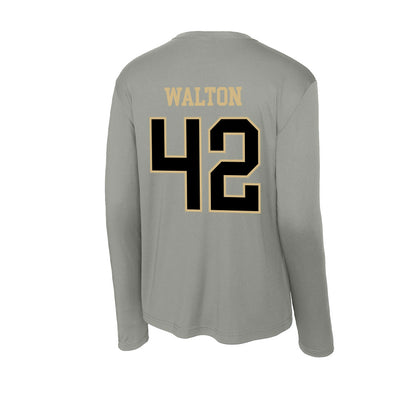 Wake Forest - NCAA Football : Tyler Walton - Activewear Long Sleeve T-Shirt-1