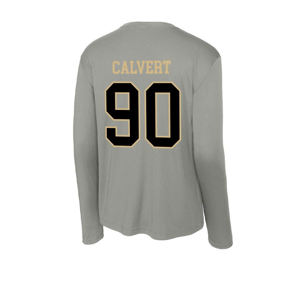 Wake Forest - NCAA Football : Connor Calvert - Activewear Long Sleeve T-Shirt-1