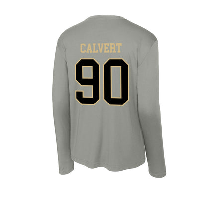Wake Forest - NCAA Football : Connor Calvert - Activewear Long Sleeve T-Shirt-1