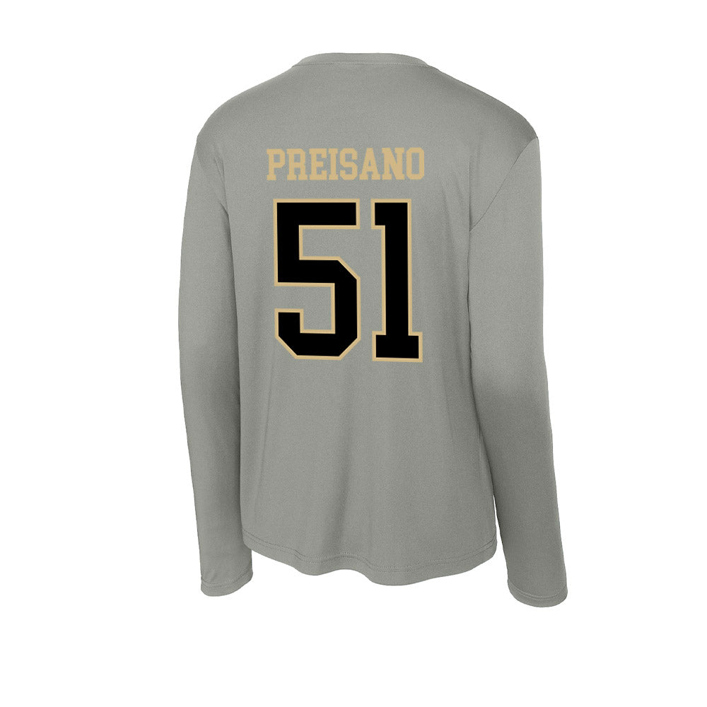 Wake Forest - NCAA Baseball : Ryan Preisano - Activewear Long Sleeve T-Shirt-1