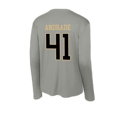 Wake Forest - NCAA Football : Mason Andrade - Activewear Long Sleeve T-Shirt-1