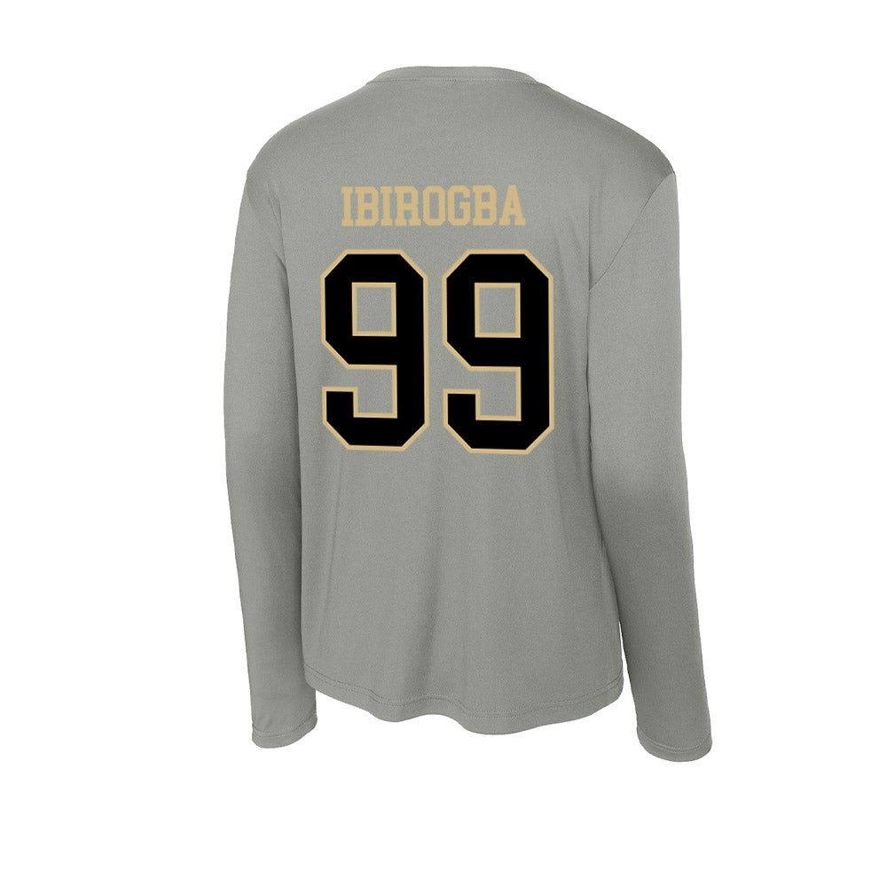 Wake Forest - NCAA Football : Mateen Ibirogba - Activewear Long Sleeve T-Shirt-1