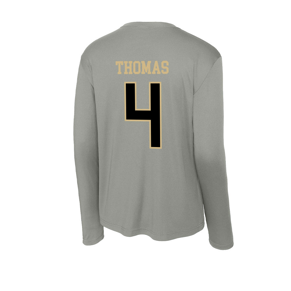 Wake Forest - NCAA Men's Soccer : Amoni Thomas - Activewear Long Sleeve T-Shirt-1