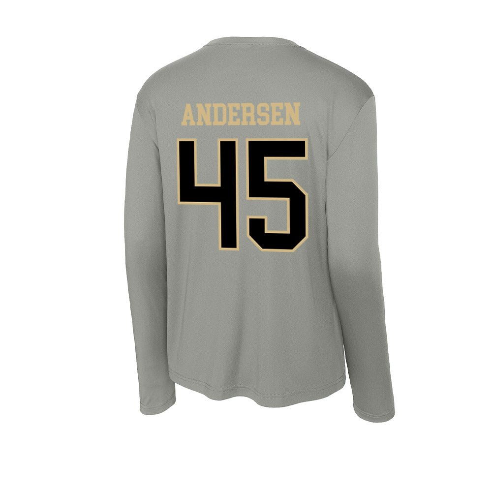 Wake Forest - NCAA Football : Nick Andersen - Activewear Long Sleeve T-Shirt-1