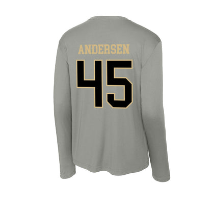 Wake Forest - NCAA Football : Nick Andersen - Activewear Long Sleeve T-Shirt-1