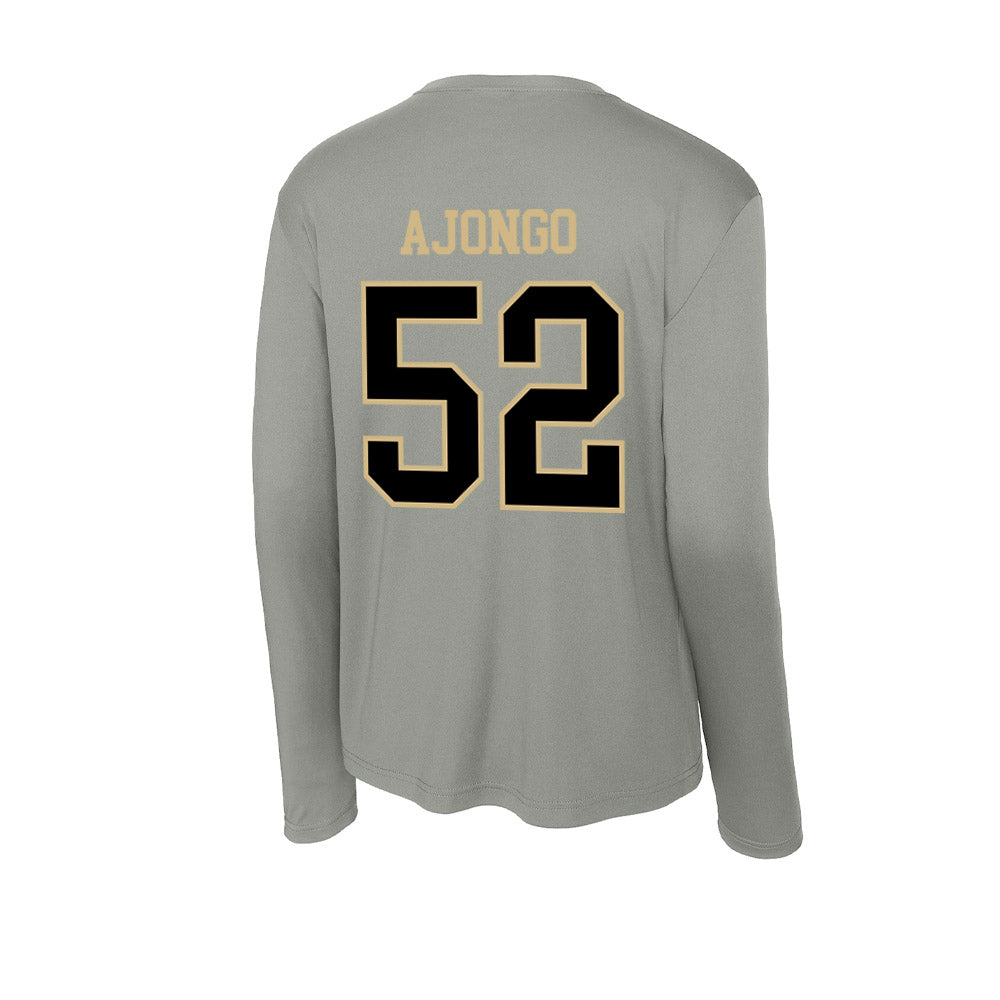 Wake Forest - NCAA Football : Uber Ajongo - Activewear Long Sleeve T-Shirt-1