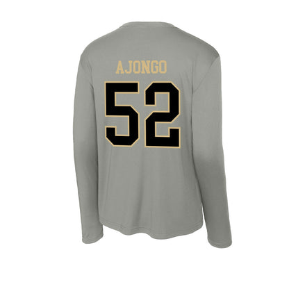 Wake Forest - NCAA Football : Uber Ajongo - Activewear Long Sleeve T-Shirt-1