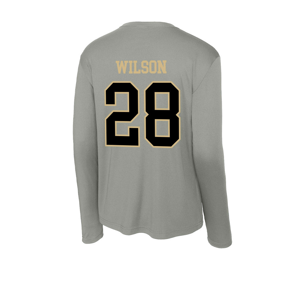 Wake Forest - NCAA Women's Soccer : Carly Wilson - Activewear Long Sleeve T-Shirt-1