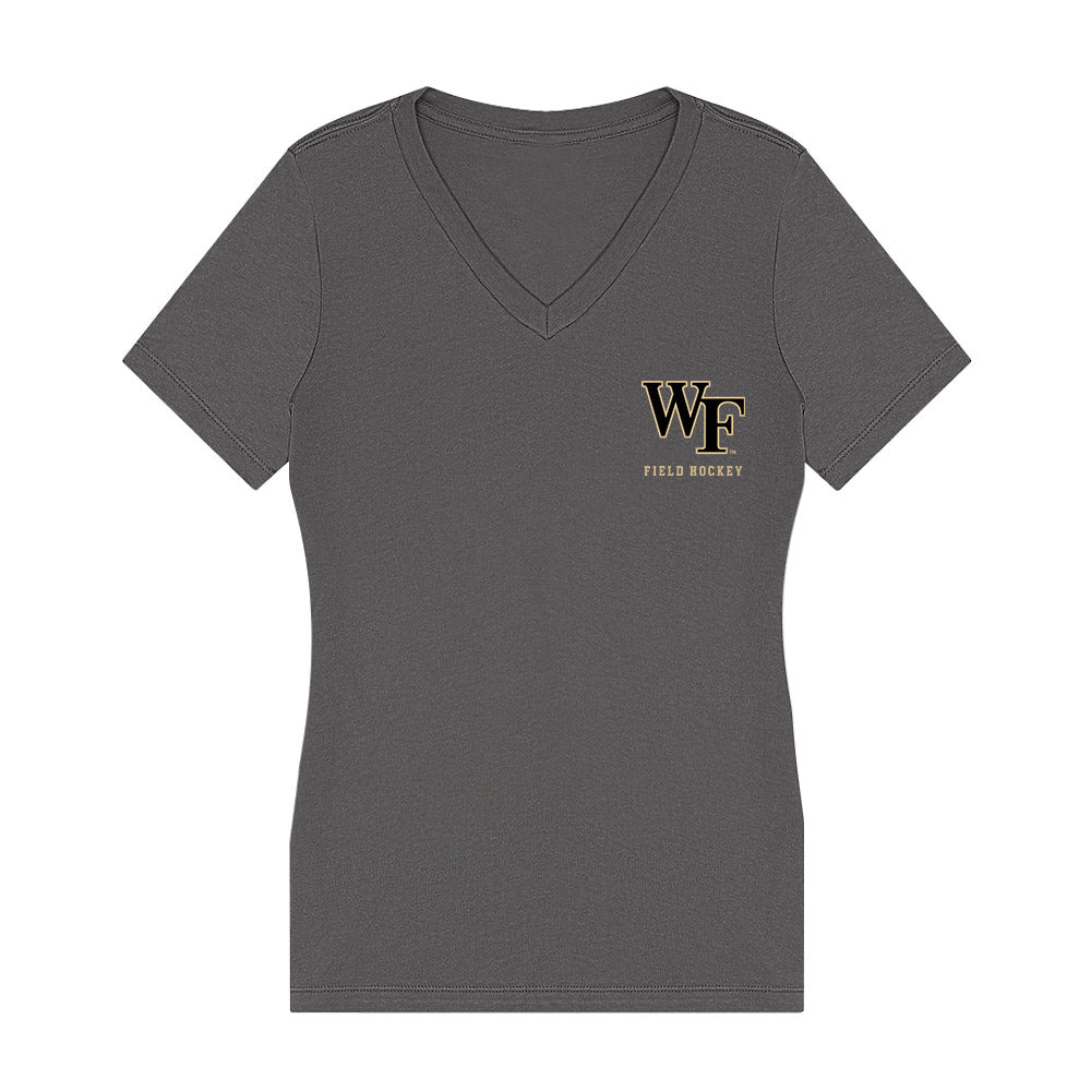 Wake Forest - NCAA Women's Field Hockey : Rory Heslin - Women's V-Neck T-Shirt-0