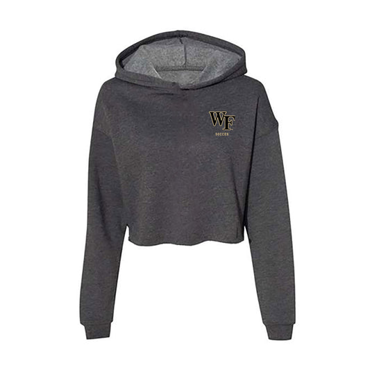 Wake Forest - NCAA Women's Soccer : Sophie Faircloth - Women's Crop Fleece Hoodie-0