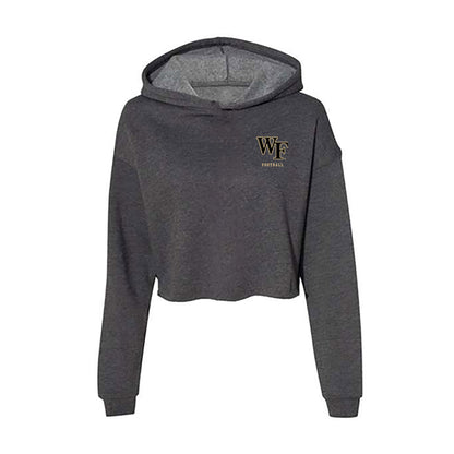 Wake Forest - NCAA Football : Kerrington Lee - Women's Crop Fleece Hoodie-0
