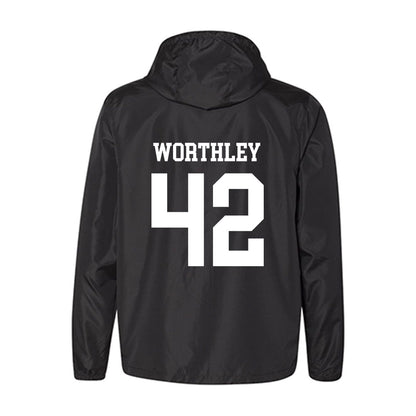Nebraska - NCAA Baseball : Jalen Worthley - Windbreaker-1