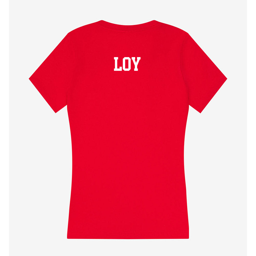 Nebraska - NCAA Women's Tennis : Lucy Loy - Women's V-Neck T-Shirt-1