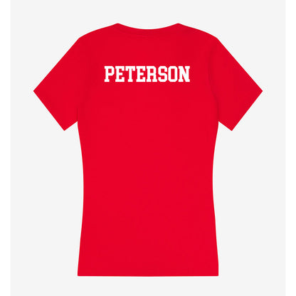 Nebraska - NCAA Women's Gymnastics : Molly Peterson - Women's V-Neck T-Shirt-1