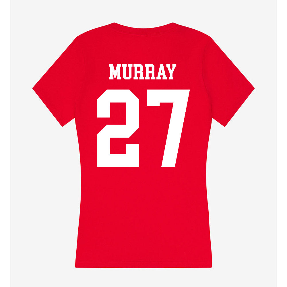 Nebraska - NCAA Women's Volleyball : Harper Murray - Women's V-Neck T-Shirt-1