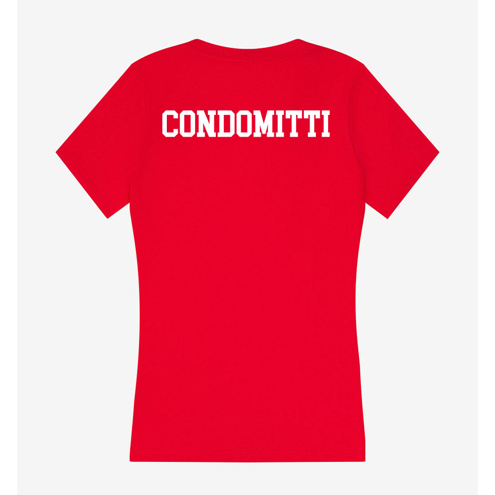 Nebraska - NCAA Wrestling : Jagger Condomitti - Women's V-Neck T-Shirt-1