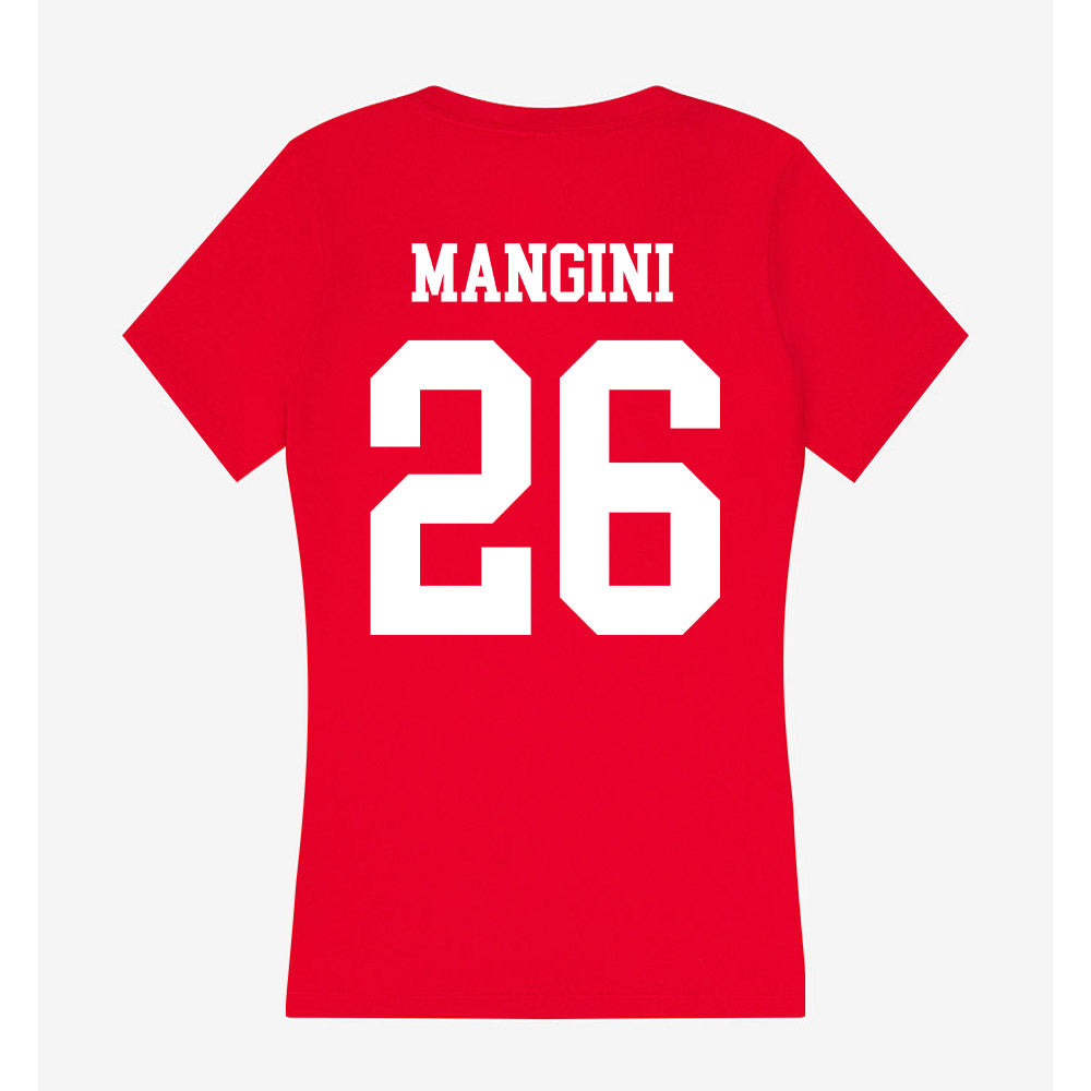 Nebraska - NCAA Football : Roman Mangini - Women's V-Neck T-Shirt-1