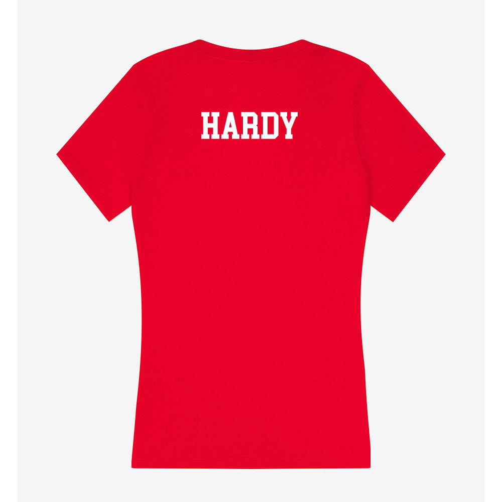 Nebraska - NCAA Wrestling : Brock Hardy - Women's V-Neck T-Shirt-1