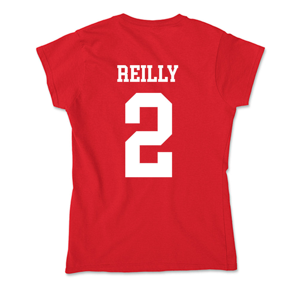 Nebraska - NCAA Women's Volleyball : Bergen Reilly - Soft Style Women’s T-Shirt-1