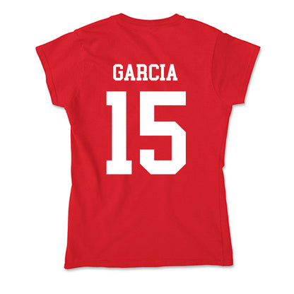 Nebraska - NCAA Men's Basketball : Jared Garcia - Soft Style Women’s T-Shirt-1