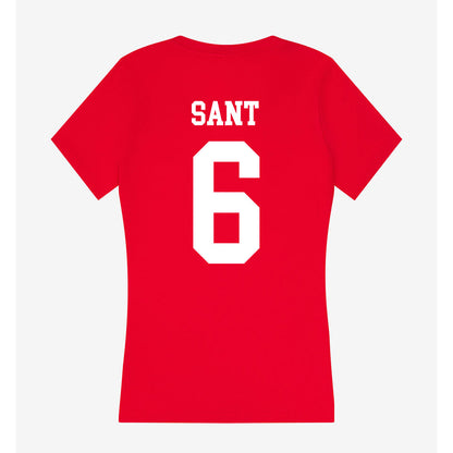 Nebraska - NCAA Women's Soccer : Sadie Sant - Women's V-Neck T-Shirt-1