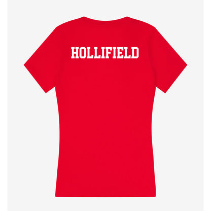 Nebraska - NCAA Women's Gymnastics : Lauren Hollifield - Women's V-Neck T-Shirt-1