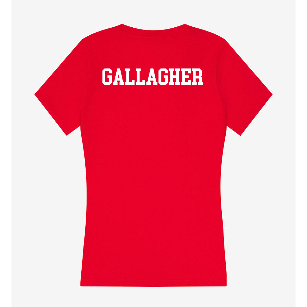 Nebraska - NCAA Rifle : Hannah Gallagher - Women's V-Neck T-Shirt-1