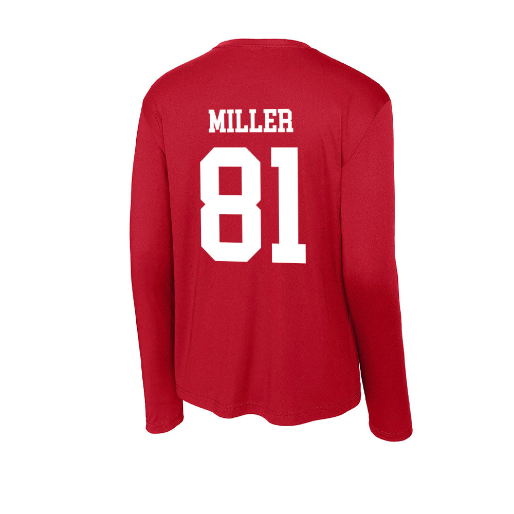 Nebraska - NCAA Football : Hayes Miller - Activewear Long Sleeve T-Shirt-1