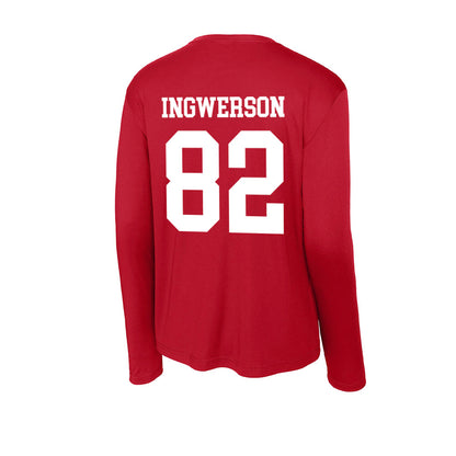 Nebraska - NCAA Football : Eric Ingwerson - Activewear Long Sleeve T-Shirt-1