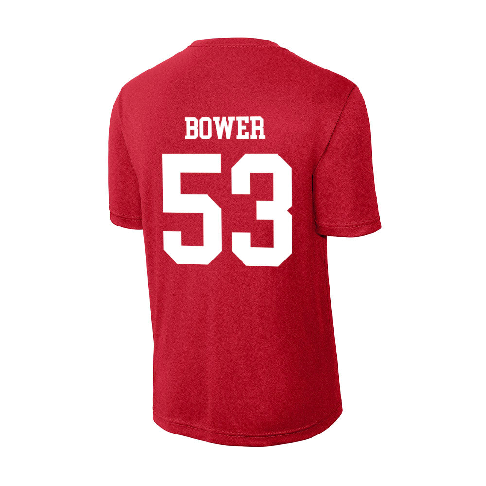 Nebraska - NCAA Football : Jacob Bower - Activewear T-Shirt-1